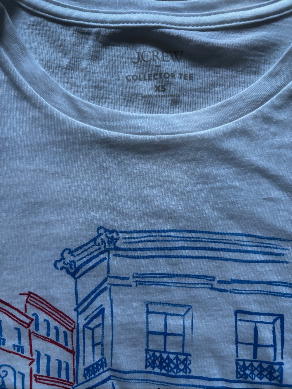 White 'Le Bistro' Graphic Tee - Womens Casual Shirt - Picture 2 of 2